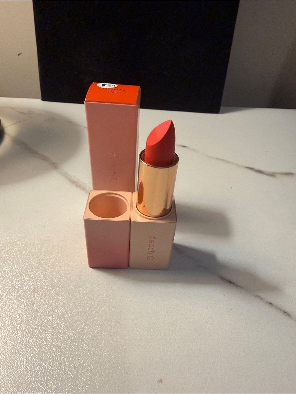 Peach C Coral-Pink Lipstick - Soft Creamy Coral Finish